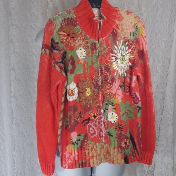 Coldwater Creek Zip Front Cardigan NWOT - Picture 1 of 7